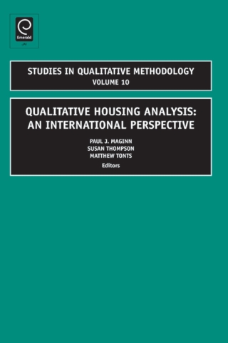 Cover image: Qualitative Housing Analysis 9781846639906