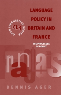 Imagen de portada: Language Policy in Britain and France 1st edition 9780304337590