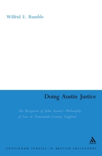 Cover image: Doing Austin Justice 1st edition 9780826474742