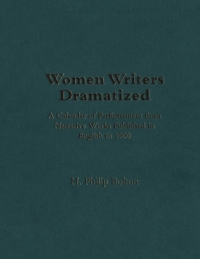 Immagine di copertina: Women Writers Dramatized 1st edition 9780720121179
