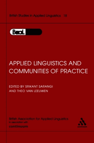 Cover image: Applied Linguistics & Communities of Practice 1st edition 9780826472809