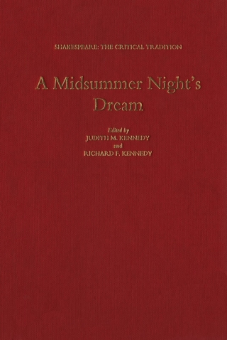 Imagen de portada: A Midsummer Night's Dream 1st edition 9780485810035