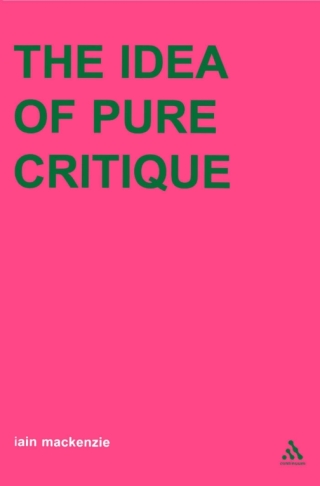 Cover image: Idea of Pure Critique 1st edition 9780826468062
