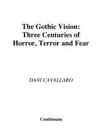 Imagen de portada: Gothic Vision 1st edition 9780826456014