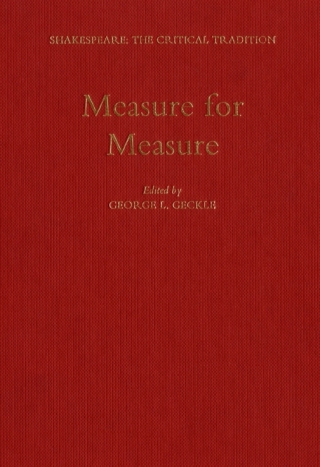 Cover image: Measure for Measure 1st edition 9780485810042