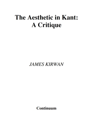 Cover image: The Aesthetic in Kant 1st edition 9780826487780