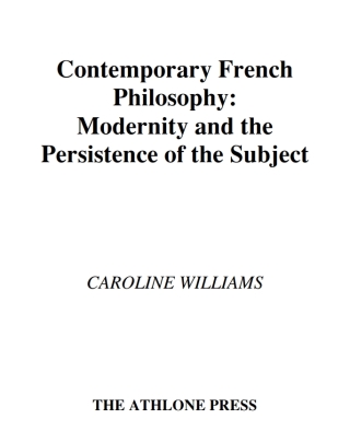 Cover image: Contemporary French Philosophy 1st edition 9780485004328