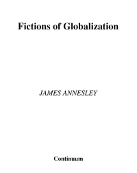 Cover image: Fictions of Globalization 1st edition 9780826433169