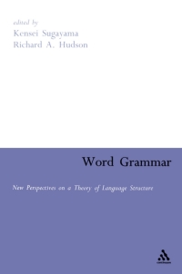 Cover image: Word Grammar 1st edition 9781847140326