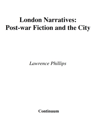 Cover image: London Narratives 1st edition 9780826426734