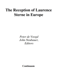 Cover image: The Reception of Laurence Sterne in Europe 1st edition 9781847145994