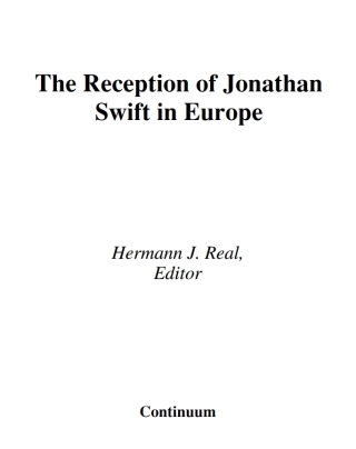 Omslagafbeelding: The Reception of Jonathan Swift in Europe 1st edition 9781441143945