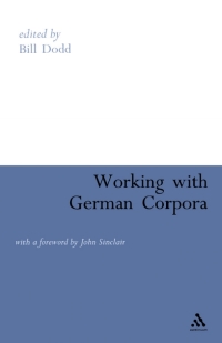 Cover image: Working with German Corpora 1st edition 9780826481306