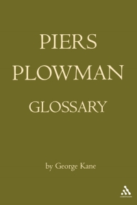 Imagen de portada: The Piers Plowman Glossary 1st edition 9780826486028