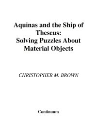 Cover image: Aquinas and the Ship of Theseus 1st edition 9780826478283