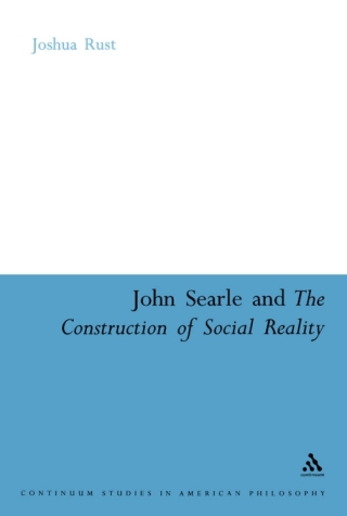 Cover image: John Searle and the Construction of Social Reality 1st edition 9780826485861