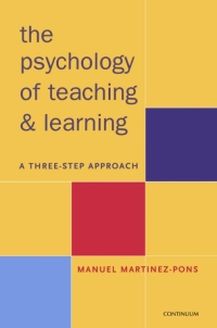 Cover image: Psychology of Teaching and Learning 1st edition 9780826453556