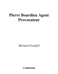 Omslagafbeelding: Pierre Bourdieu 1st edition 9780826467096