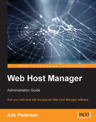 صورة الغلاف: Web Host Manager Administration Guide 1st edition 9781904811503