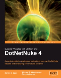 Cover image: Building Websites with VB.NET and DotNetNuke 4 1st edition 9781904811992