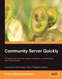 Imagen de portada: Community Server Quickly 1st edition 9781847190871