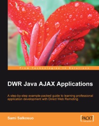 Imagen de portada: DWR Java AJAX Applications 1st edition 9781847192936