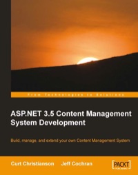 Immagine di copertina: ASP.NET 3.5 CMS Development 1st edition 9781847193612