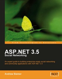 Cover image: ASP.NET 3.5 Social Networking 1st edition 9781847194787