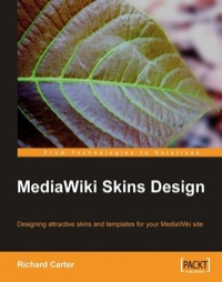 صورة الغلاف: MediaWiki Skins Design 1st edition 9781847195203