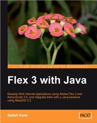 Titelbild: Flex 3 with Java 1st edition 9781847195340