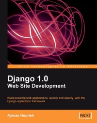Omslagafbeelding: Django 1.0 Website Development 1st edition 9781847196781