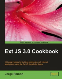 Imagen de portada: Ext JS 3.0 Cookbook 1st edition 9781847198709