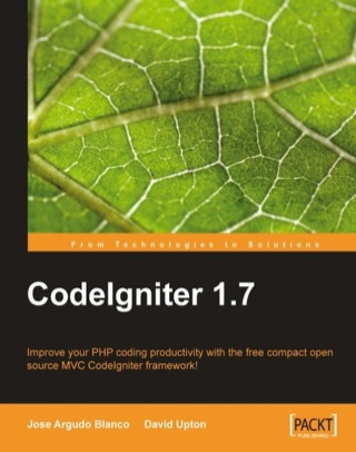 Imagen de portada: CodeIgniter 1.7 1st edition 9781847199485