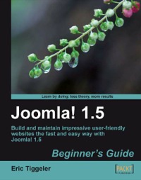 Imagen de portada: Joomla! 1.5: Beginner's Guide 1st edition 9781847199904