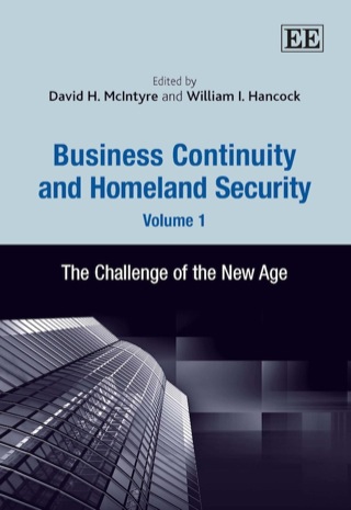 Imagen de portada: Business Continuity and Homeland Security, Volume 1 9781847202505