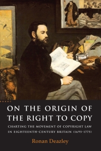 Cover image: On the Origin of the Right to Copy 1st edition 9781841133751