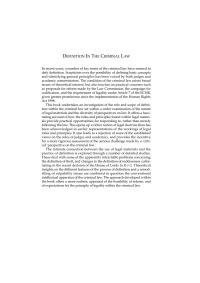 表紙画像: Definition in the Criminal Law 1st edition 9781841130712