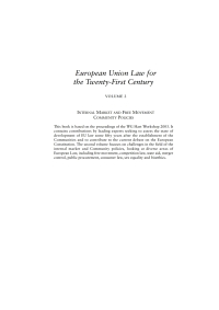 Cover image: European Union Law for the Twenty-First Century: Volume 2 1st edition 9781841134604