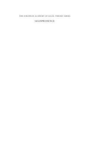 Cover image: Legisprudence 1st edition 9781841133423