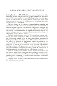 Titelbild: Banking Regulation and World Trade Law 1st edition 9781841134581