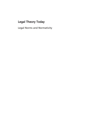 Omslagafbeelding: Legal Norms and Normativity 1st edition 9781841134550