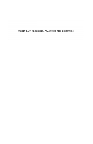 Cover image: Family Law 1st edition 9781841133089