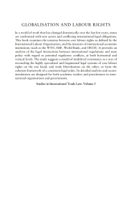 صورة الغلاف: Globalisation and Labour Rights 1st edition 9781841135991
