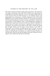 Imagen de portada: Studies in the History of Tax Law, Volume 2 1st edition 9781841136776