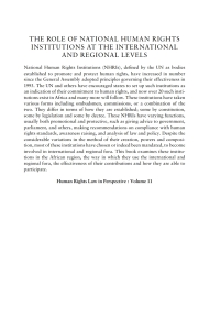 表紙画像: The Role of National Human Rights Institutions at the International and Regional Levels 1st edition 9781841133942