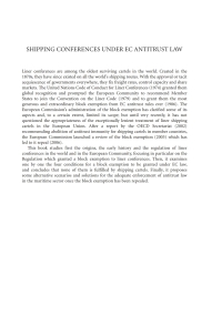 Titelbild: Shipping Conferences under EC Antitrust Law 1st edition 9781841135274