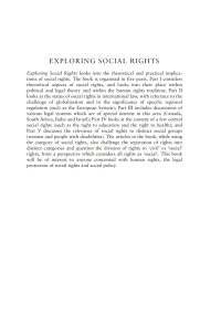 Omslagafbeelding: Exploring Social Rights 1st edition 9781849462556