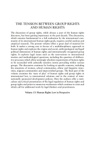 Imagen de portada: The Tension Between Group Rights and Human Rights 1st edition 9781841138299