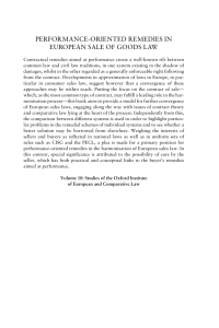 Imagen de portada: Performance-Oriented Remedies in European Sale of Goods Law 1st edition 9781841138930
