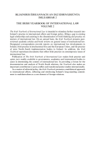 Cover image: The Irish Yearbook of International Law, Volume 2 2007 1st edition 9781841139593